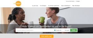 Online sociale marktplaats wehelpen.nl