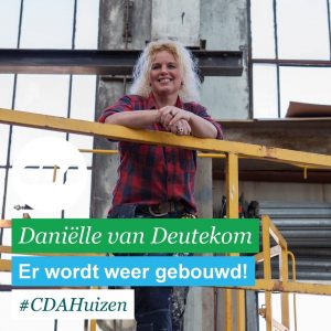 Tijdens de fotoshoot voor het CDA Huiz& Magazine was Van Deutekom al te gast in de Krachtcentrale